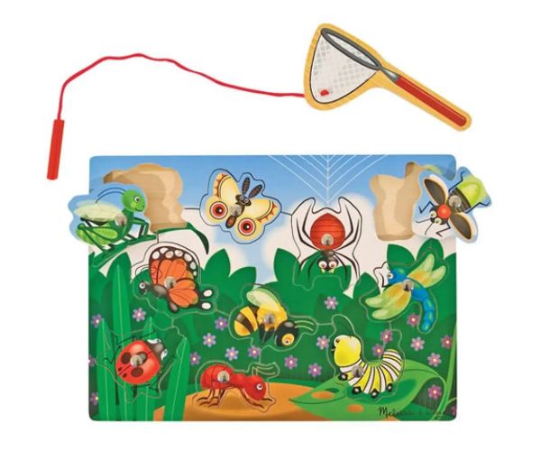 Magnetická sieť na motýle drevená rozvojová hračka - Melissa & Doug