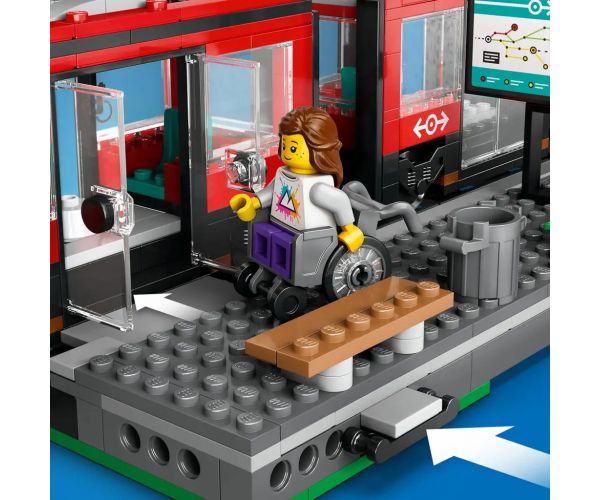 LEGO® City: Mestskej električky a zastávky (60423)