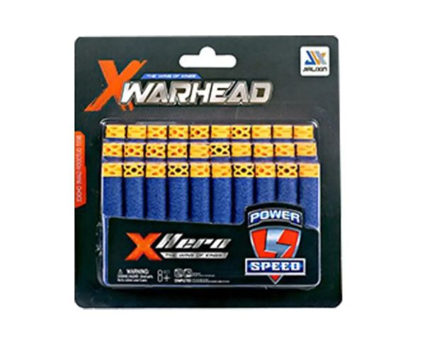 X Warhead 30 kusov špongiových projektilov