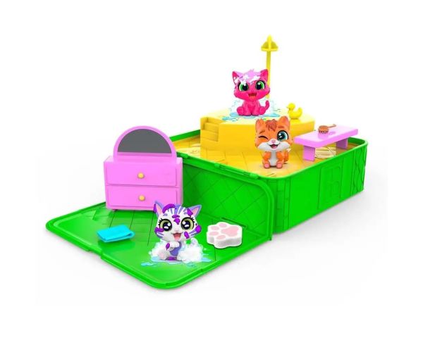 Washy Friends: Color Reveal Kúpeľ mačičiek s jacuzzi a doplnkami
