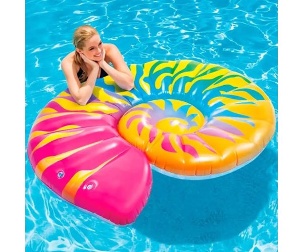 Matrac Dúhový domček morského slimáka 157x127x25cm - Intex