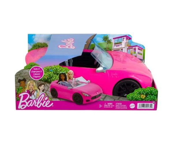 Barbie: Ružový kabriolet Barbie 2022 - Mattel