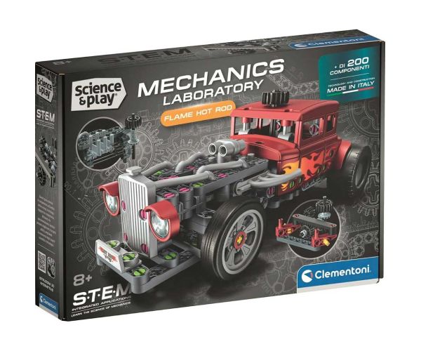 Science & Play: Flame Hot Road autíčko herná súprava - Clementoni