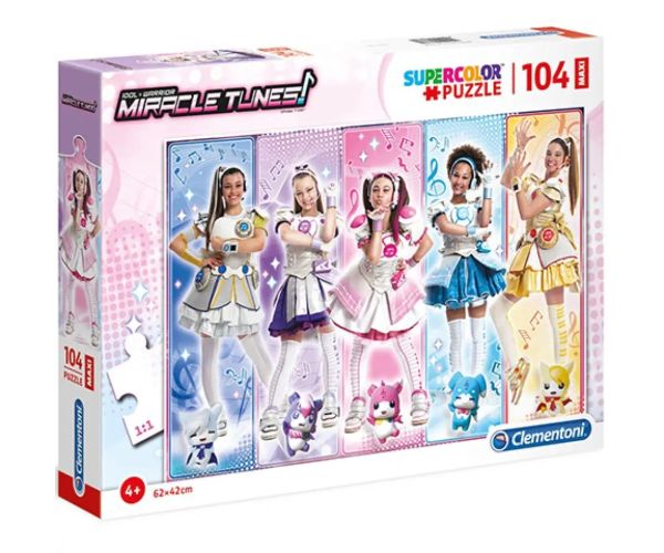 Miracle Tunes dievčatá 104ks Maxi Puzzle - Clementoni