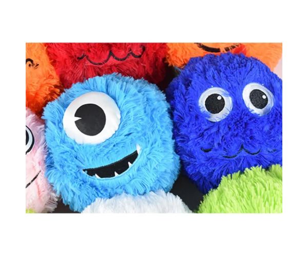 Fuzzy Monsters chlpatá plyšová lopta vo viacerých variantoch 23cm