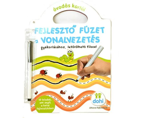Zošit na rozvoj zručností - Písanie čiar - D-Toys