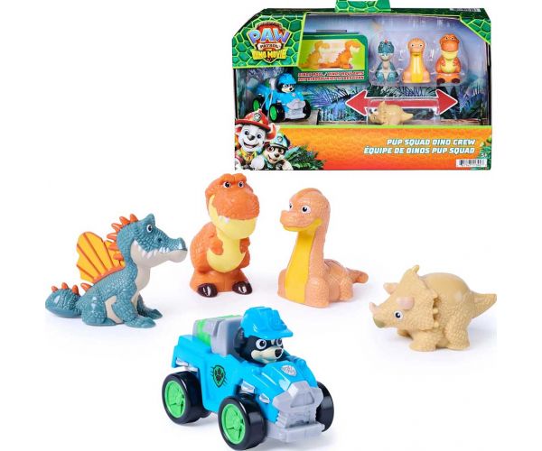 Paw Patrol Dino Movie - Rexi dinosaurov tím herný set - Spin Master