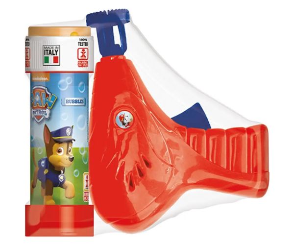 Tlapková Patrola bublifuková pištoľ so 60 ml náhradnou náplňou