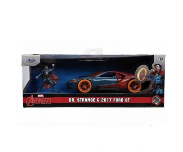Marvel: Dr. Strange figúrka a model auta 2017 Ford GT 1/32 - Simba Toys