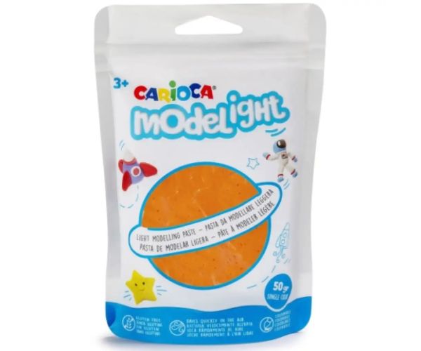 Modelight 50g oranžová plastelína - Carioca