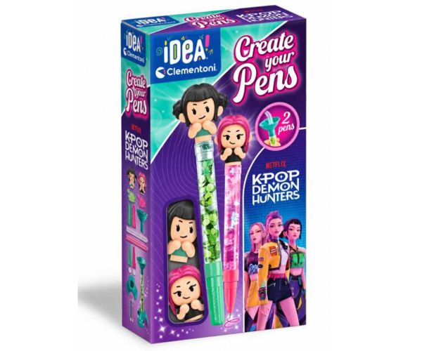Idea Art Mini: K-Pop Demon Hunters súprava na výrobu pier Zoey a Mira - Clementoni