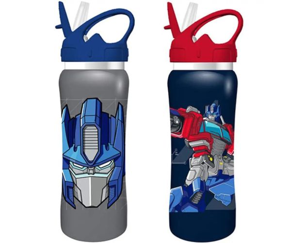 Transformers nehrdzavejúca kovová fľaša 500ml vo dvoch variantoch