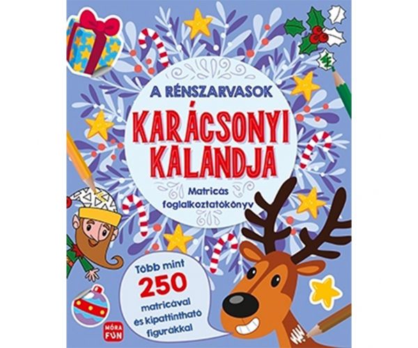 Móra: Vianočné dobrodružstvo sobov - Samolepková pracovná kniha