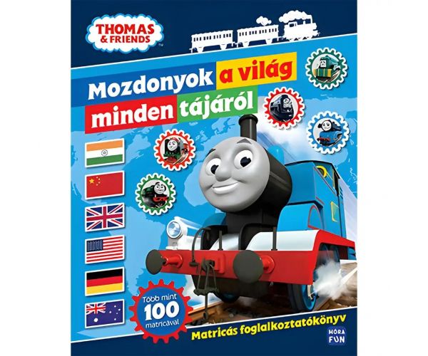 Móra: Thomas a priatelia - Lokomotívy z celého sveta samolepková pracovná kniha
