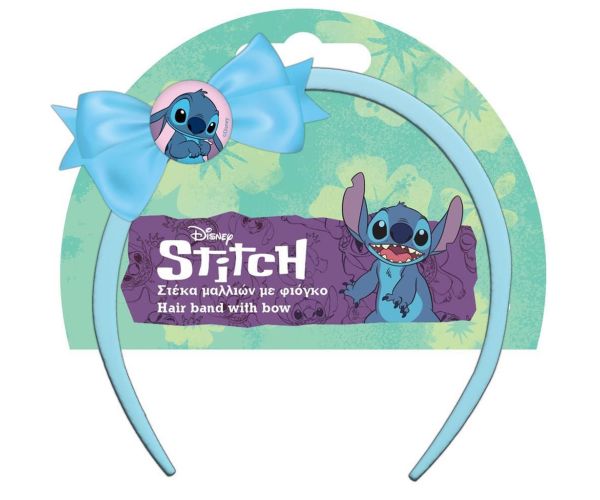 Luna: Čelenka s motívom Lilo & Stitch s mašľou