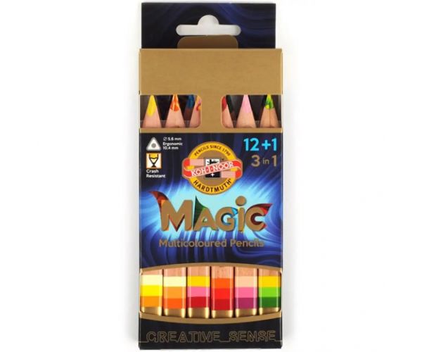ICO: KOH-I-NOOR Magic set farebných ceruziek 12+ 1 ks