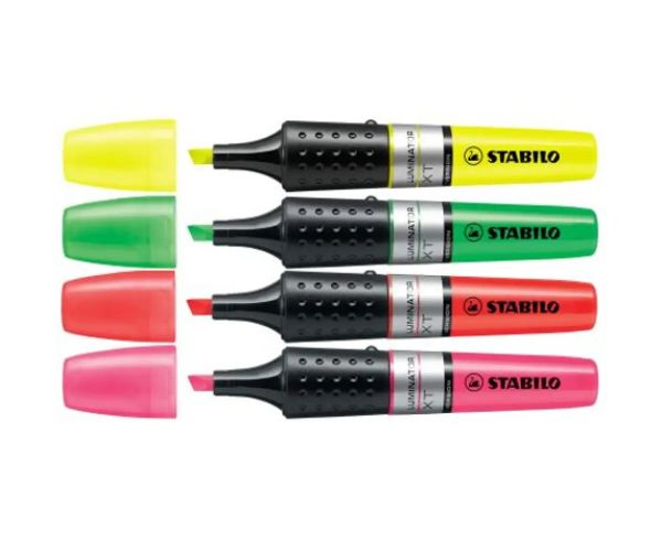 Stabilo: Luminator 4 dielny set zvýrazňovačov