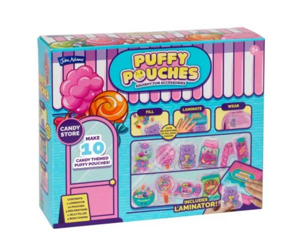Puffy Pouches: Pufi charm design set - cukrovinky