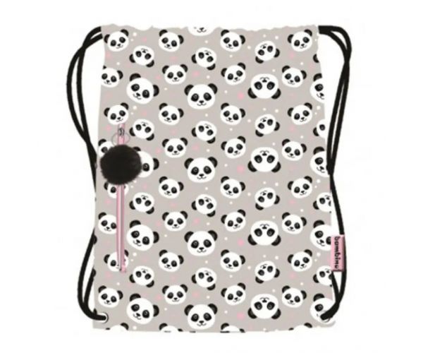 Bambino Panda vrecko na telocvik, športový vak 43x34cm