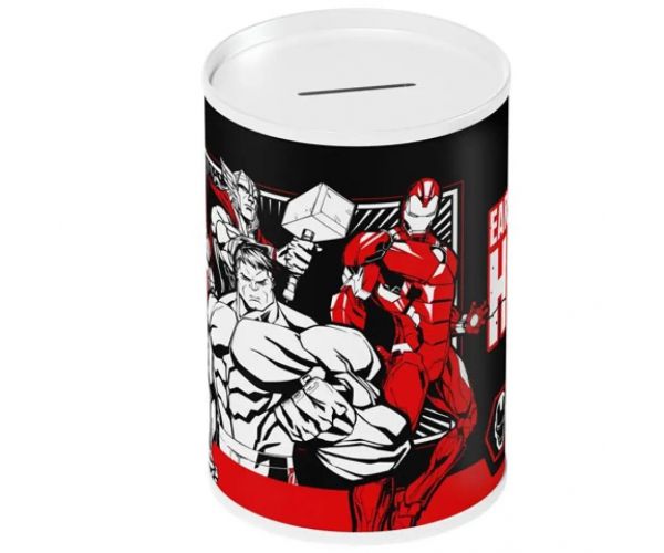 Avengers kovová pokladnička 10x15cm