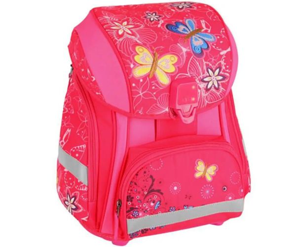 Spirit: Butterfly školská taška s LED, batoh - 5 dielny set