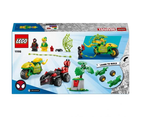 LEGO® Marvel: Spin a Electro - Naháňačka s dinosaurným vozidlom (11198)