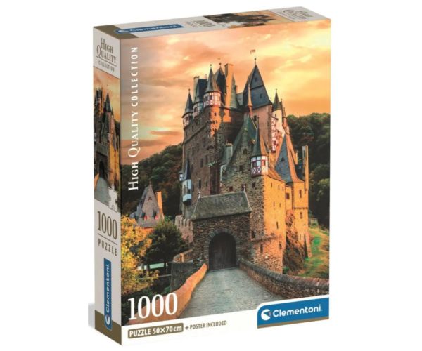 HQC Eltzi hrad puzzle 1000 ks - Clementoni