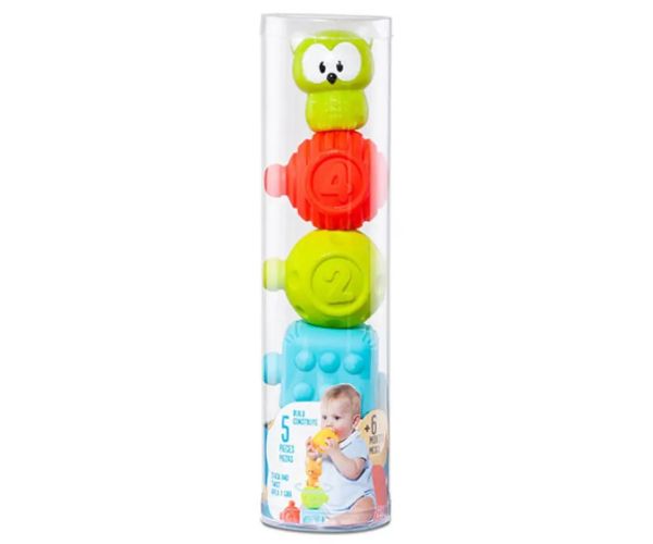 Molto: Play & Sense  5 dielny stavebný set pre bábätká