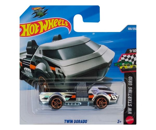 Hot Wheels: Twin Dorado autíčko 1/64 - Mattel