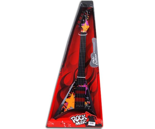 Elektrická gitara so zvukovými a svetelnými efektmi