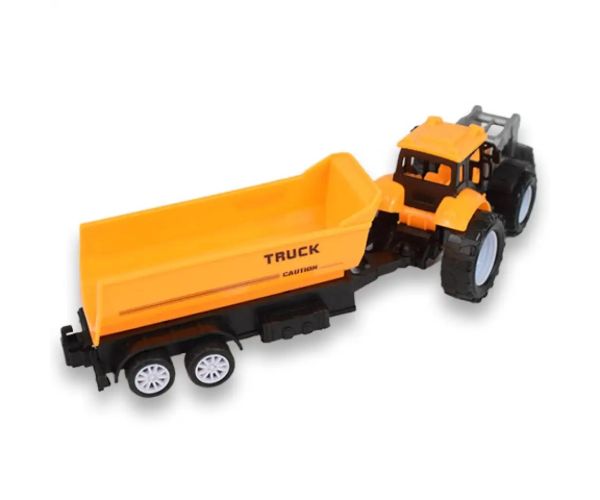 Engineering Truck: 2-dielny set, pracovný stroj s traktormi, prívesom a rydlom
