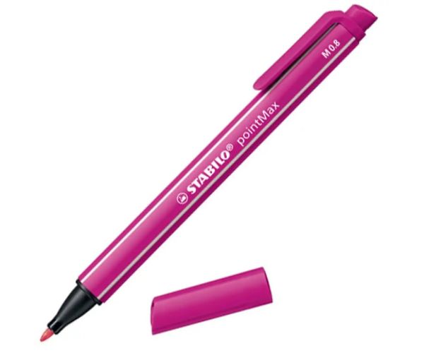 Stabilo: PointMax ružová fixka M 1,8mm