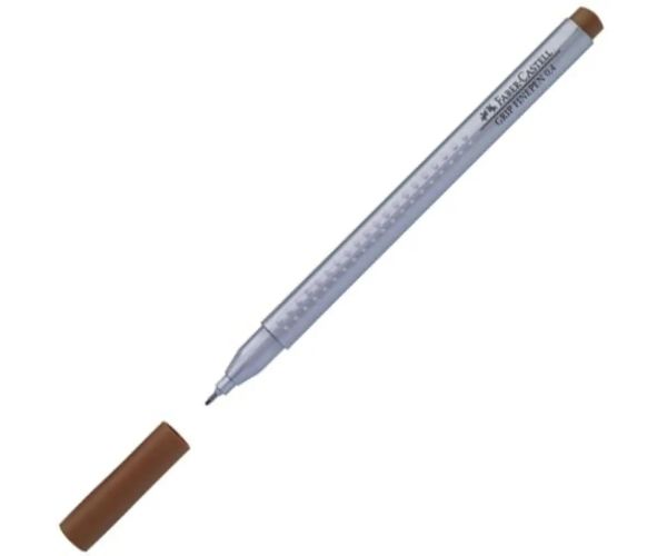 Faber-Castell: Grip Finepen liner 0,4mm-es pálivý hnedý