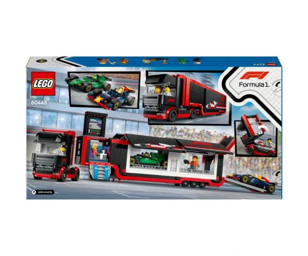 LEGO® City: F1®-ový kamión, RB20 a AMR24 F1®-ové autá (60445)