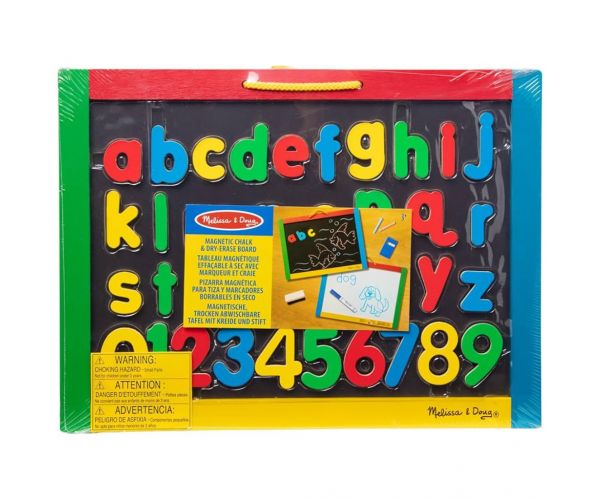 Drevený zápisník a kresliaca tabula s písmenkami - Melissa & Doug