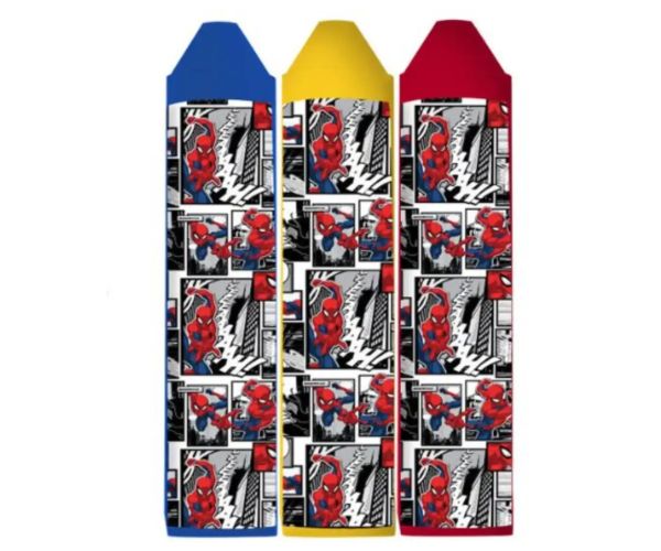 Úžasný Spiderman, omaľovanka s nálepkami a 3 pastelkami
