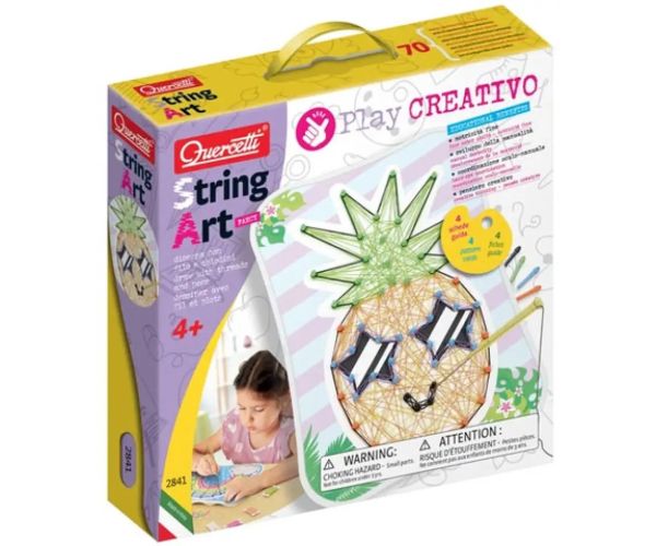 Quercetti: Play Creativo String Art zábavná kreatívna hračka