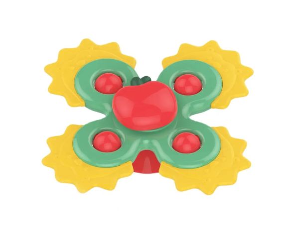 Happy World: Sada 3 zvieracích zručnostných hračiek Baby spinner