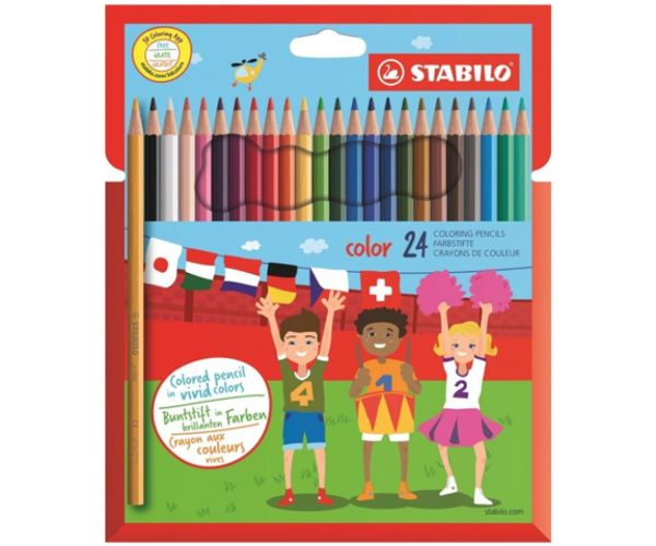 Stabilo: Color 24 dielny set farebných ceruziek