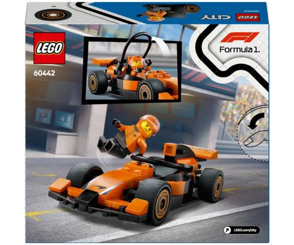 LEGO® City: F1® jazdec s McLaren pretekárskym autom (60442)