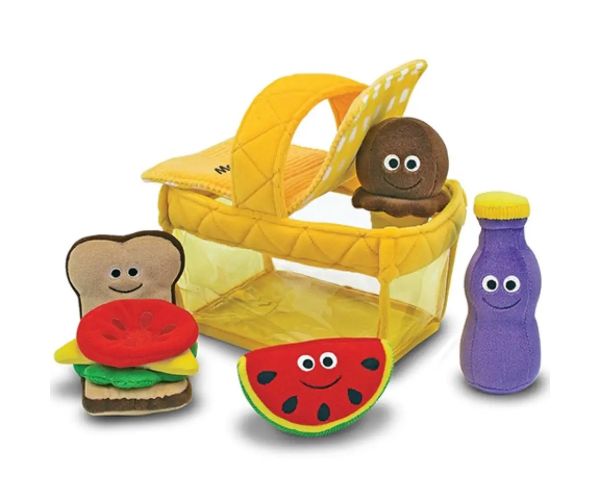 Plyšový piknikový košík 9 dielny set - Melissa & Doug