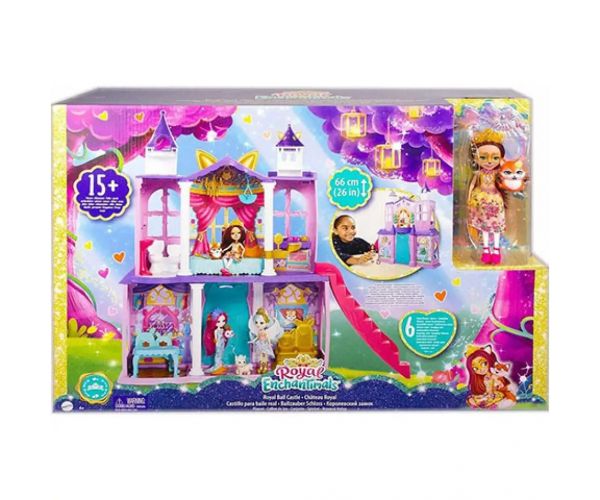 Enchantimals: Kráľovský kaštieľ s bábikou Felicity Fox - Mattel