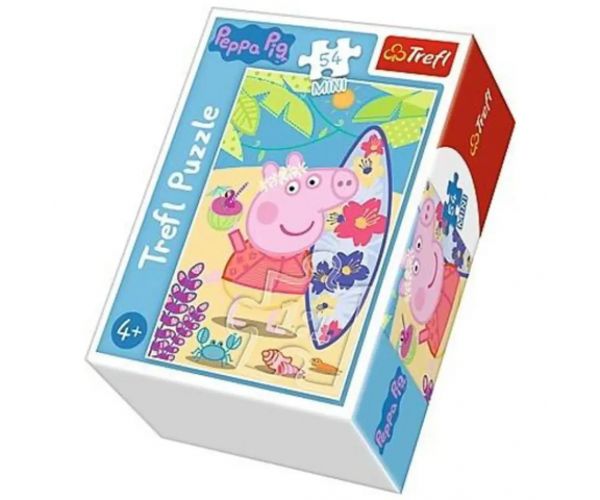 Najkrajšie dni Peppa Pig 54 ks-ové mini puzzle 4 rôzne varianty - Trefl