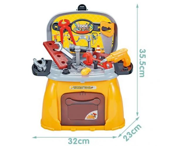 DIY stôl set v prenosnom sedadielku 32x35,5x23cm