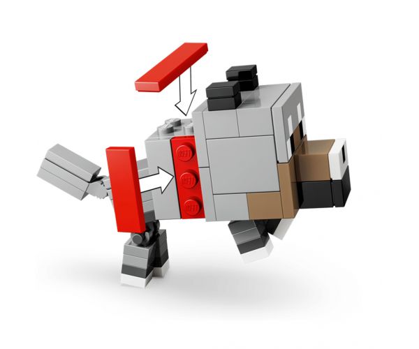 LEGO® Minecraft: Kuracie zúrenie, útok na púšti (21592)