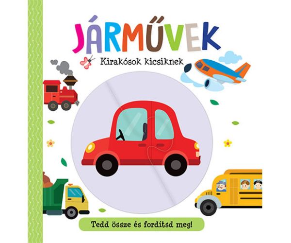 Puzzle pre najmenších - Vozidlá detská kniha
