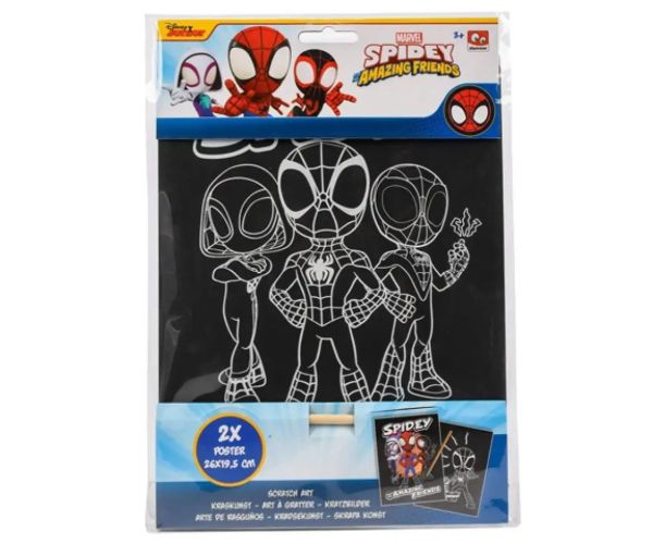 Spider 2-dielna škrabacia súprava - Canenco