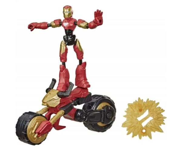 Avengers Bend and Flex Rider Iron Man figura s motorkou - Hasbro
