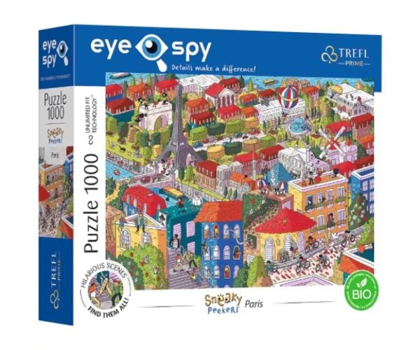 Sneaky Peekers: Paríž UFT 1000 dielne puzzle - Trefl