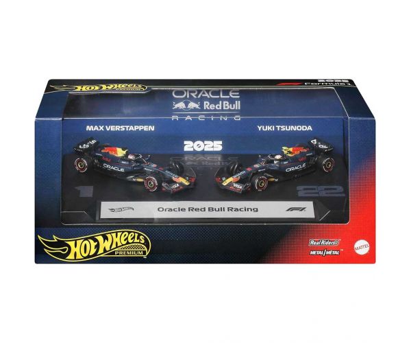 Hot Wheels F1 Malé Auto 2-balenie - Red Bull: Verstappen + Tsunoda - Mattel